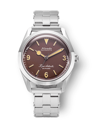 Super Antarctic 3.6.9 Brown No Vintage Effect - Beige Luminous - Nivada Grenchen