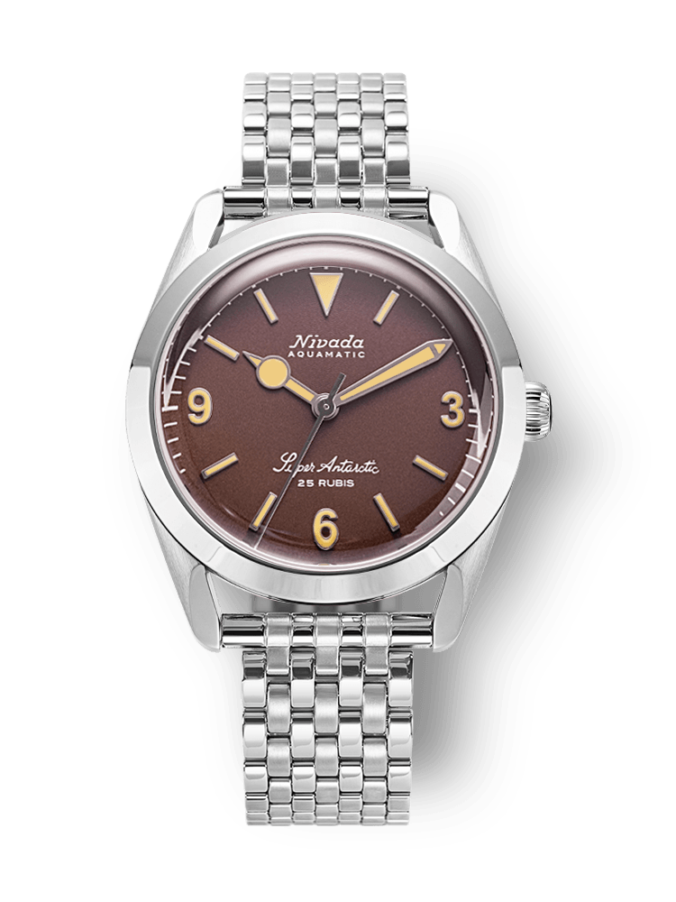 Super Antarctic 3.6.9 Brown No Vintage Effect - Beige Luminous - Nivada Grenchen