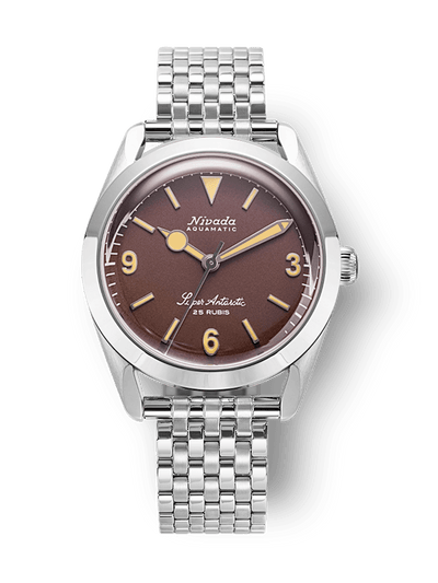 Super Antarctic 3.6.9 Brown No Vintage Effect - Beige Luminous - Nivada Grenchen