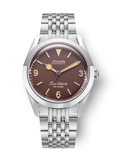 Super Antarctic 3.6.9 Brown No Vintage Effect - Beige Luminous - Nivada Grenchen