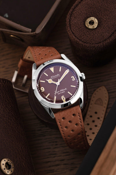 Super Antarctic 3.6.9 Brown No Vintage Effect - Beige Luminous - Nivada Grenchen
