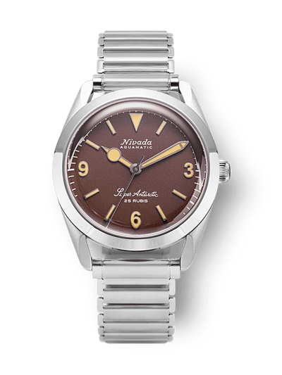 Super Antarctic 3.6.9 Brown No Vintage Effect - Beige Luminous - Nivada Grenchen