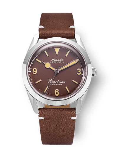 Super Antarctic 3.6.9 Brown No Vintage Effect - Beige Luminous - Nivada Grenchen