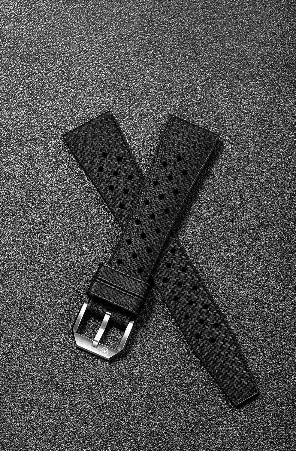 TROPIC BLACK RUBBER STRAP - ALL COLLECTIONS – Nivada Grenchen