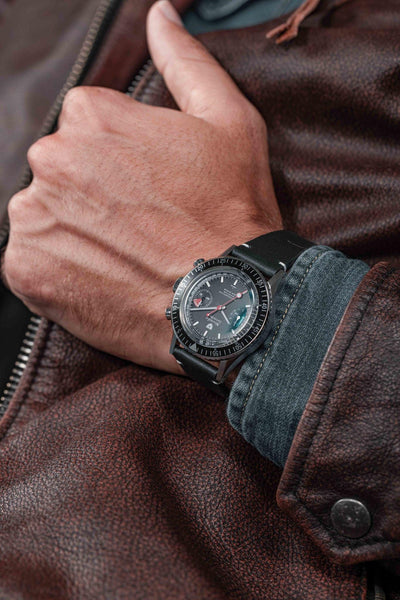 White Lollipop Manual INTER.BEZEL - Nivada Grenchen