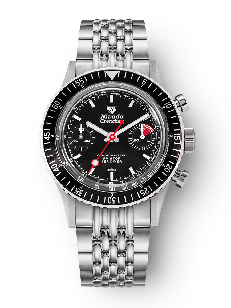 White Lollipop Manual INTER.BEZEL – Nivada Grenchen