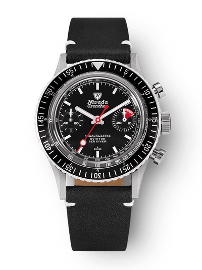 White Lollipop Manual INTER.BEZEL - Nivada Grenchen