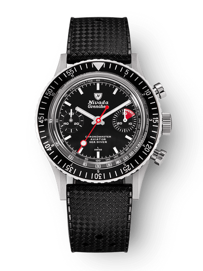 White Lollipop Manual INTER.BEZEL - Nivada Grenchen