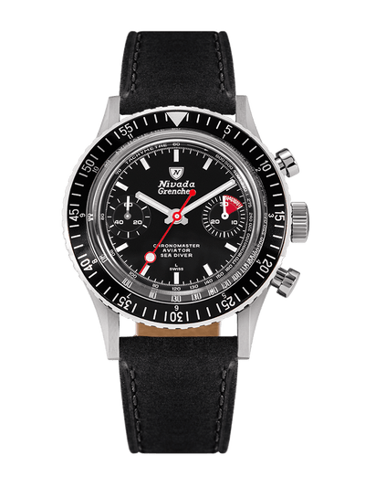 White Lollipop Manual INTER.BEZEL - Nivada Grenchen