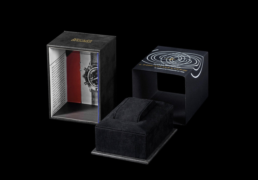 WHITE ORANGE BOY INTER.BEZEL 38mm - MANUAL – Nivada Grenchen