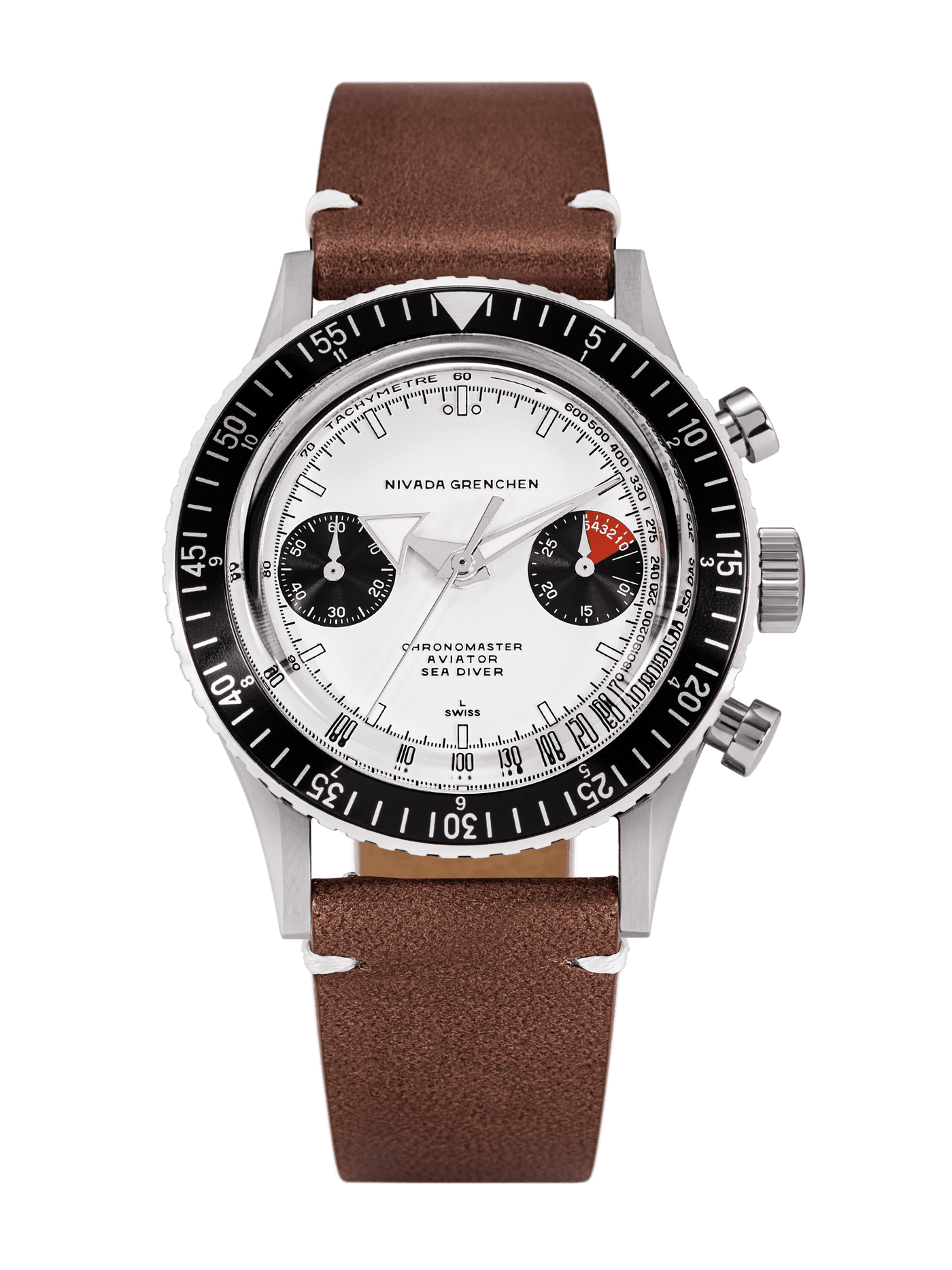 White Panda INTER.BEZEL - Manual - Nivada Grenchen
