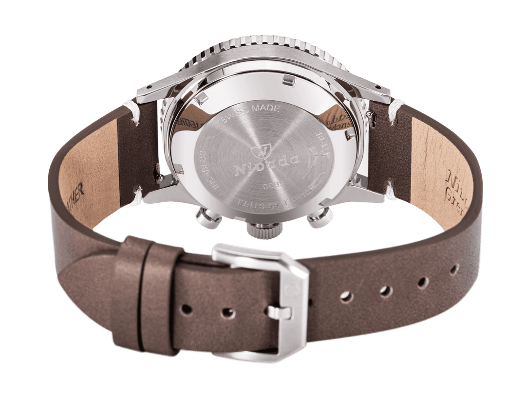 WHITE PANDA INTER.BEZEL 38mm - MANUAL – Nivada Grenchen