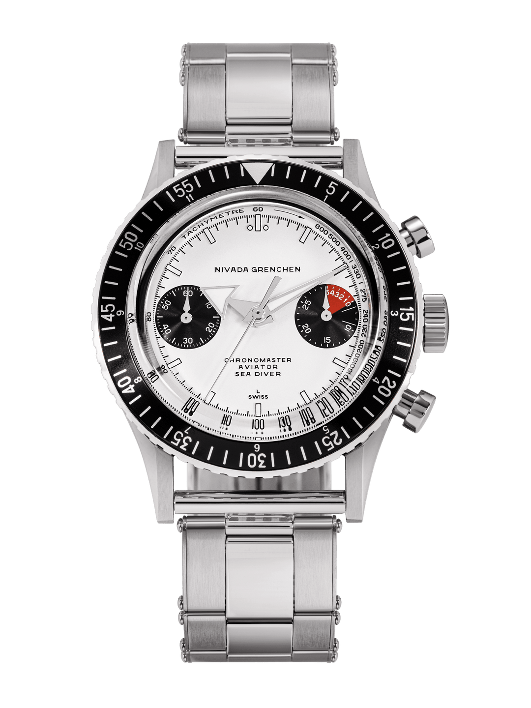 ビンテージフラワ-ベ-ス?(White friars 1966年) white-panda-interbezel-manual-