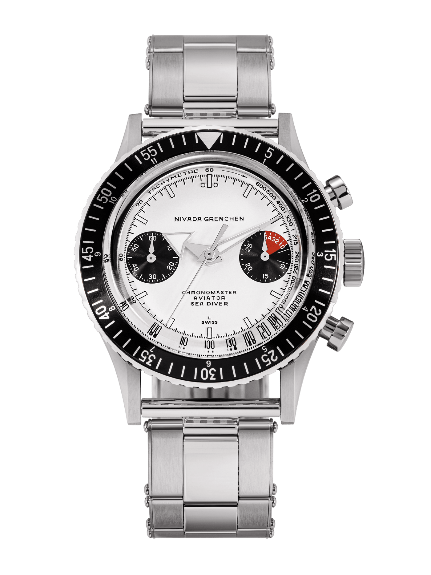 White Panda INTER.BEZEL - Manual - Nivada Grenchen