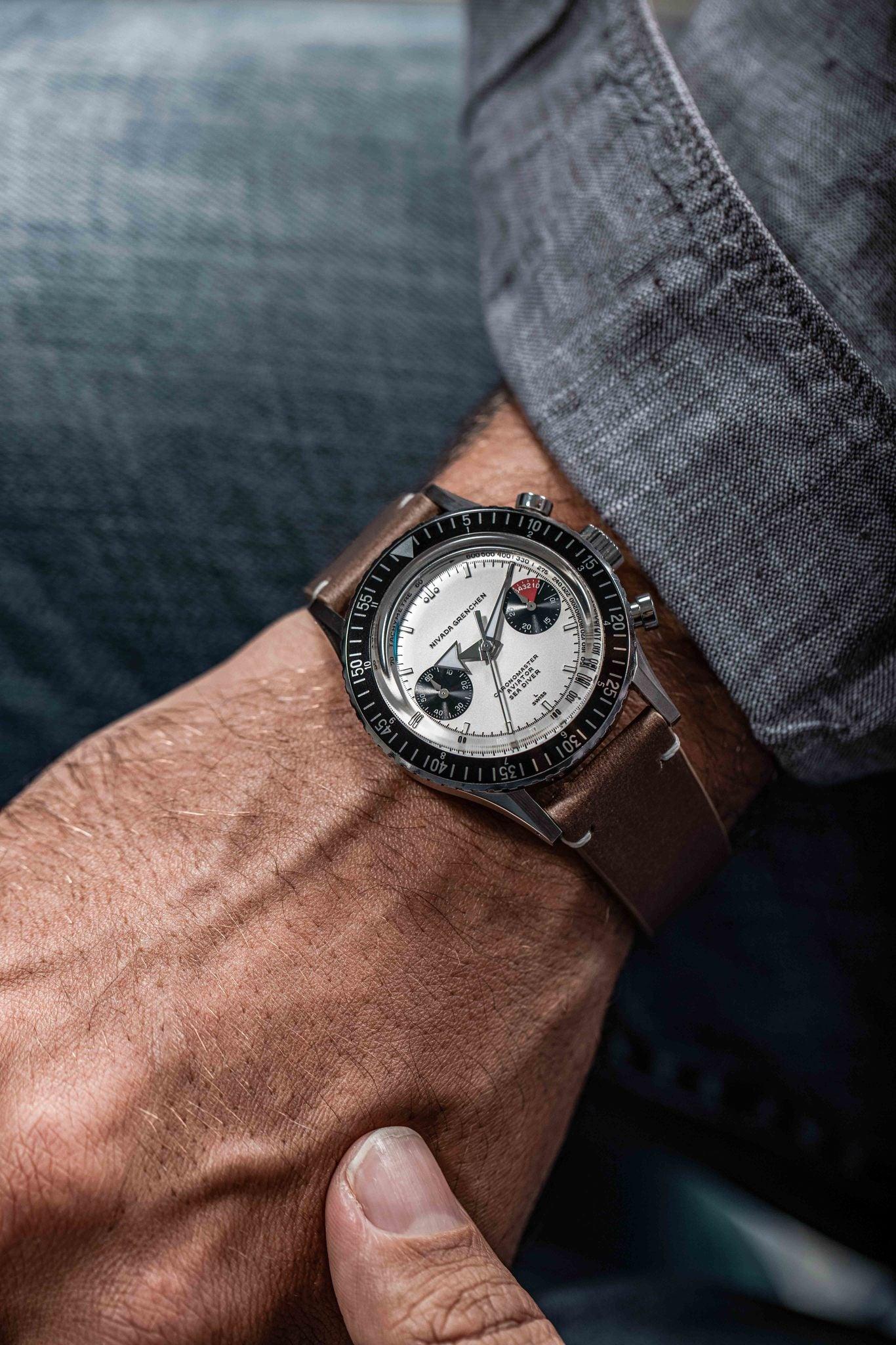White Panda INTER.BEZEL - Manual - Nivada Grenchen