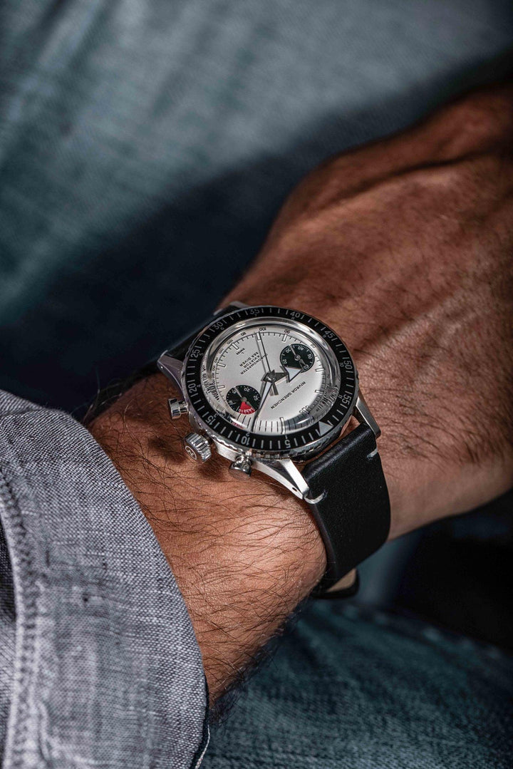 WHITE PANDA INTER.BEZEL MANUAL 38mm – Nivada Grenchen
