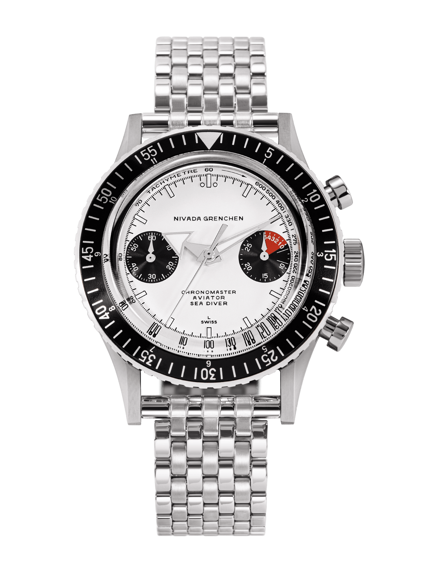 White Panda INTER.BEZEL - Manual - Nivada Grenchen